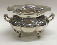 A Russian 19th Century silver two handled bowl dated 1873. Marked to base.