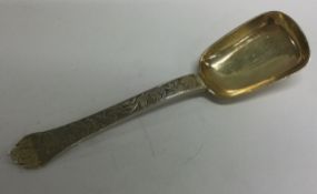 An early 17th Century Continental silver spoon.