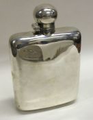 A Victorian silver flask. Sheffield 1898. By James Dixon & Sons.