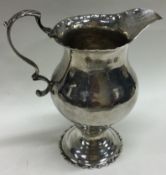 An 18th Century silver milk jug. London 1782.