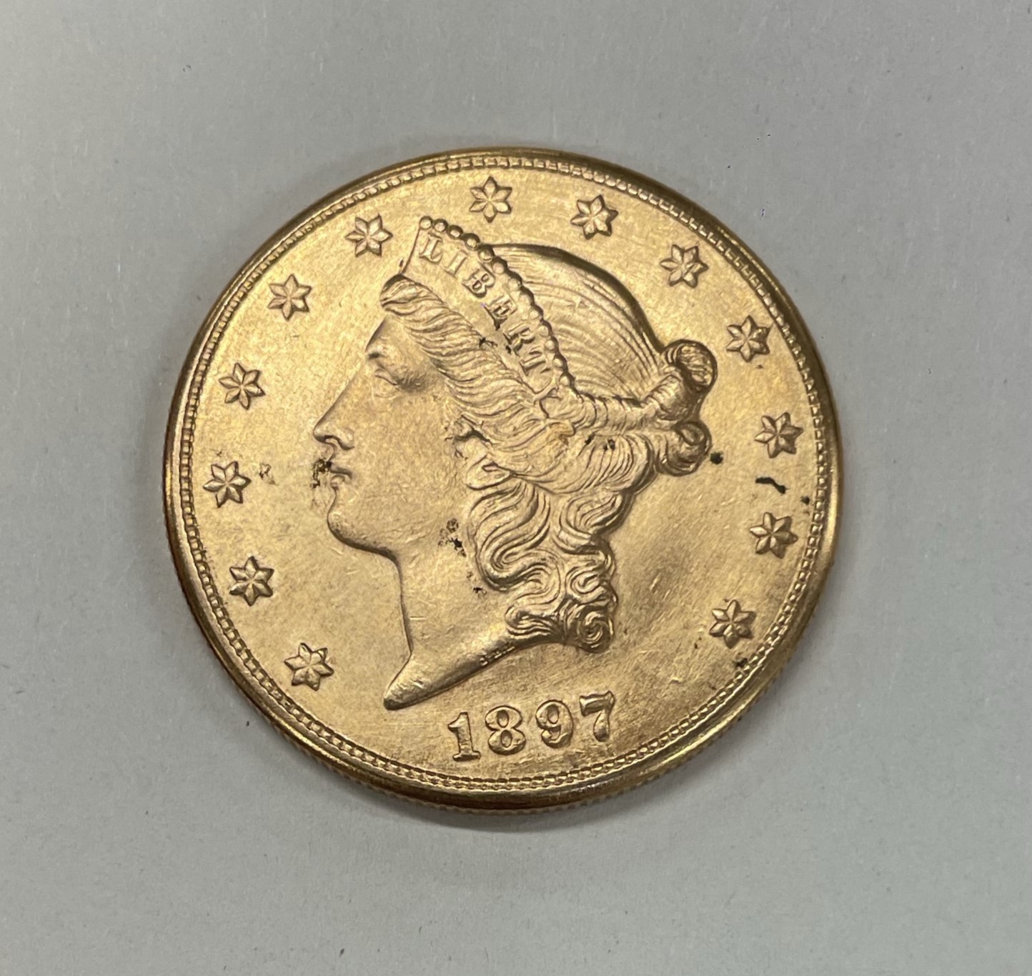 A USA Liberty head twenty dollar coin. - Image 2 of 2