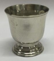A toy Britannia silver beaker. London 1717. By Maher & Co.