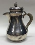 A Provincial 18th Century silver jug. By GF.
