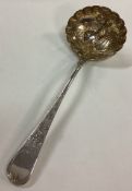 A George III silver berry / sauce ladle.