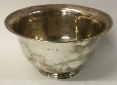 An early heavy 18th Century Irish silver bowl.