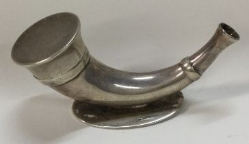 CHESTER: SAMPSON MORDAN AND CO: A silver box in the form of a horn.