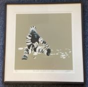 CARL MOORE: (British): A framed and glazed limited edition signed print.