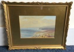 CHARLES EDWARD BRITTAN: (British, 1837 - 1888): A gilt framed and glazed watercolour.