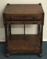 A good Victorian mahogany whatnot. Est. £20 - £30.