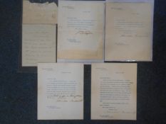 U.S. PRESIDENTIAL LETTERS: A collection of letters addressed to Pearl Wight.