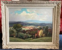FRANK PANABAKER: (Canadian, 1904 - 1992): A framed oil on board.