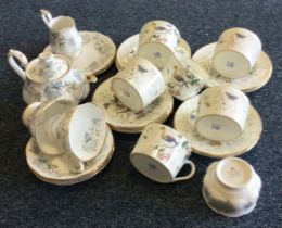 A collection of Royal Albert bone china together with a Coalport set.