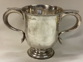 An early 18th Century George I silver loving cup.