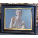JOHN STANTON WARD: (British, 1917 - 2007): A framed and glazed oil on canvas.