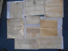 A collection of French legal documents and letters.