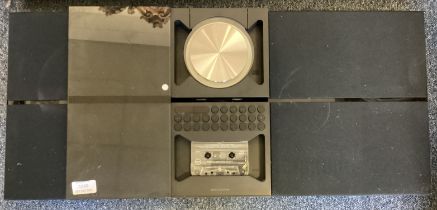 BANG & OLUFSEN: An unusual CD and cassette player.