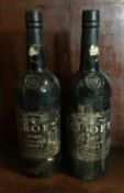 Two x 75cl bottles of Croft Port Vintage 1994.