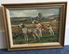 HEATHER BUDGETT: A framed oil on canvas entitled, "Spooners & West Dartmoor, RADIANT '85, CARPENTER"