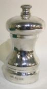 A good modern silver pepper grinder.