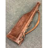 An old leather gun holder.