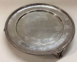 A George III silver salver.