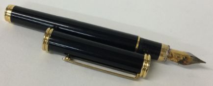 MONTBLANC: A fountain pen of typical form.