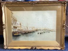 CLARA MONTALBA: (British, 1842 - 1929): A gilt framed and glazed watercolour.