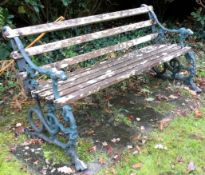 A good cast iron Coalbrookdale bench.
