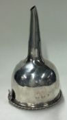 A Georgian silver wine funnel. London 1814. By Rebecca Emes & Edward Barnard.