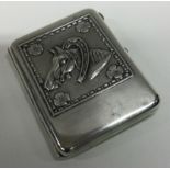 An early 20th Century silver and gold mounted cigarette case.