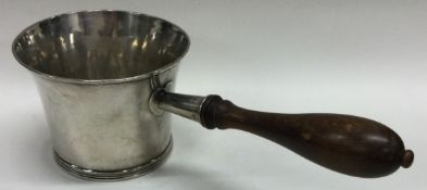 A George III fine silver brandy pan. London 1828.