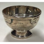 An Art Deco silver bowl. Sheffield.