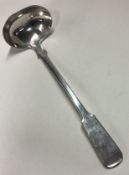 ABERDEEN: A 19th Century silver sauce ladle.