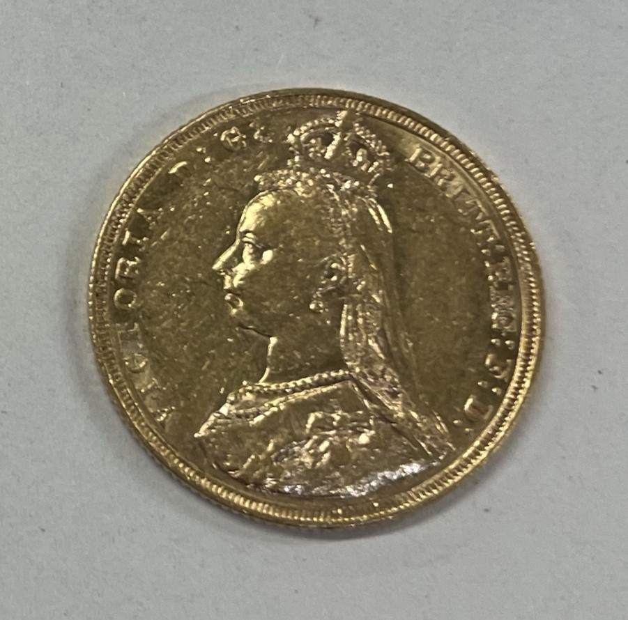 An 1887 Jubilee full Sovereign. - Image 2 of 2