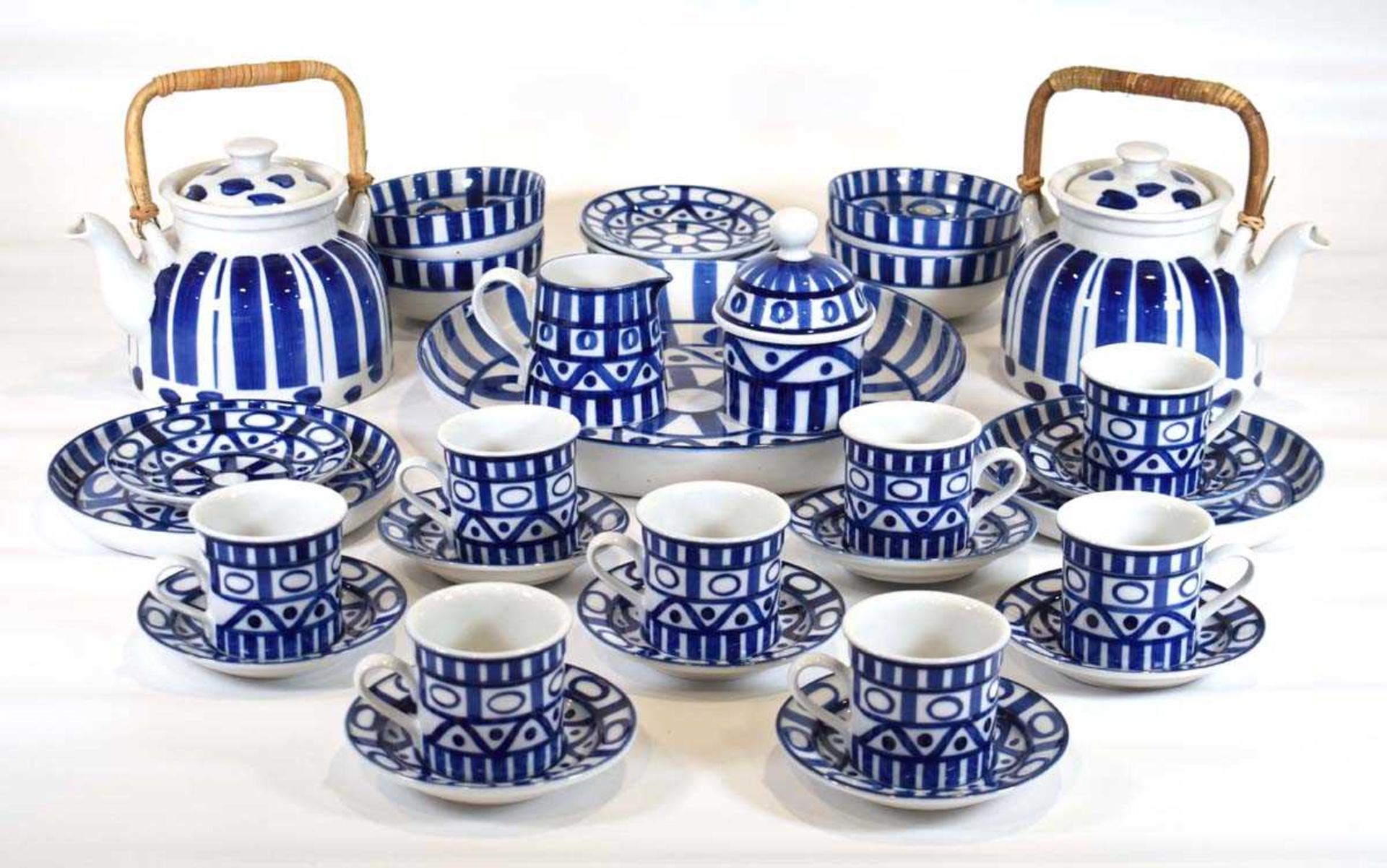 A Dansk (International) Designs part tea service decorated in the 'Arabesque' pattern including