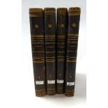 Francois Broussais : Historia De Las Flegmasias O Inflamaciones Cronicas, 1838. Vols. I - IV. Fourth