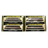 Four Graham Farish N gauge diesel and electric loco's:8837 class 87 electric Royal Scot Intercity,