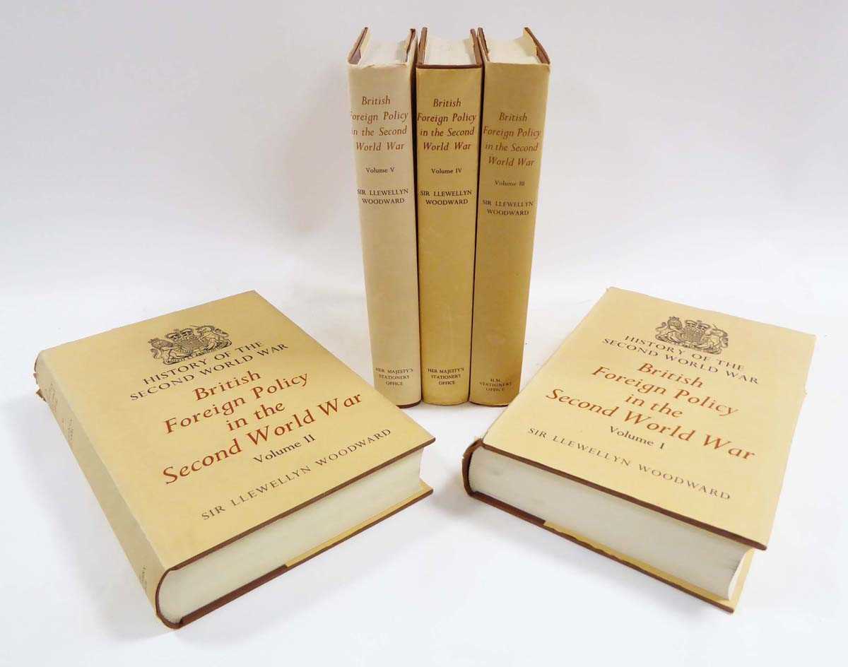 Llewellyn Woodward : British Foreign Policy in the Second World War, Vols. I - V. 1970/76. 1st.