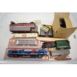 A quantity of OO gauge coaches, rolling stock and accessories including Intercity coaches, Royal