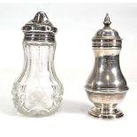An early 20th century silver sugar sifter of typical form, Goldsmiths & Silversmiths Co. Ltd.,