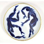 Henri van der Straeten (French, b. 1965) for Bernardaud Limoges, after Matisse, a porcelain plate