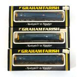 Three Graham Farish N gauge diesel loco's:8015 BR class 37 diesel blue,8116 class 40 diesel