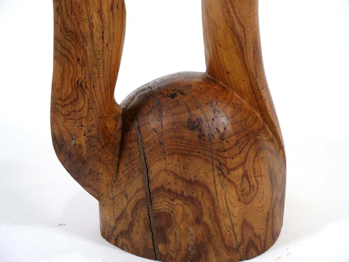 Jack Guthrie, 'Oval Disc', an oak sculpture, unsigned, h. 85 cm *Jack was a well-known figure in - Bild 2 aus 6