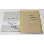 Basil Bunting : Briggflats, Fulcrum Press 1966. 1st. Ed. Limited Edition. Square folio with