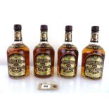 4 bottles of Chivas Regal 12 Year Old Blended Scotch Whisky circa 1970's 75 cl 26.4 fl oz 43% 75