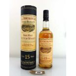 A bottle of The Glenmorangie 15 year old Single Highland Malt Scotch Whisky with carton circa 2000's