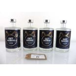 +VAT 4 bottles of "Get Married" Award winning Gin from Estonia 44% 50cl (Note VAT added to bid