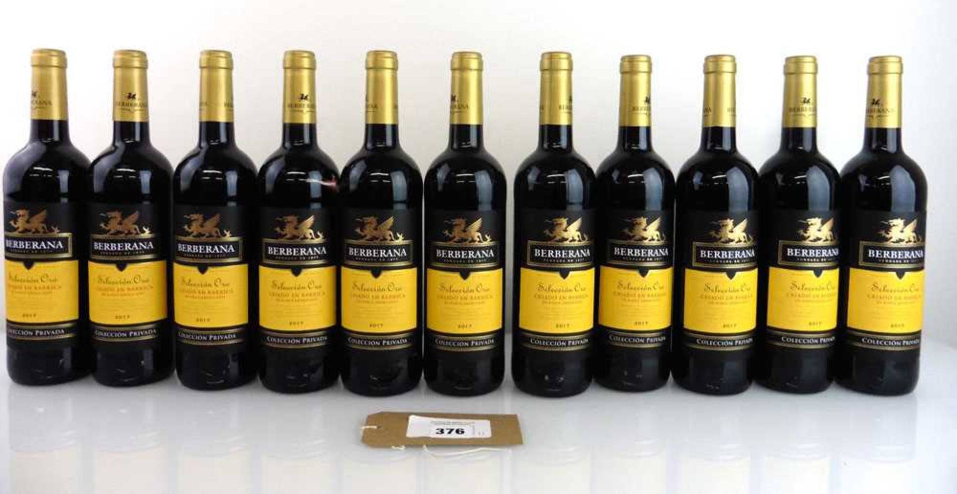 +VAT 11 bottles of Berberana Seleccion Oro Criado En Barrica 2017 (Note VAT added to bid price)