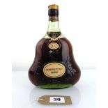 An old bottle of Hennessy XO Cognac circa 1970's 24 fl oz 70 proof