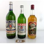 3 bottles, 1x Linie Aquavit of Norway, matured in oak onboard Talabot Oslo to Australia in 1972 26